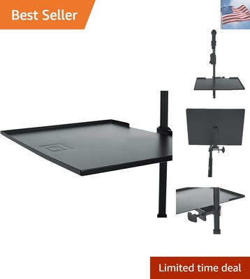 FrameworksCases Microphone Stand Clamp-On Utility Shelf 15'' x 11'' Surface Are...