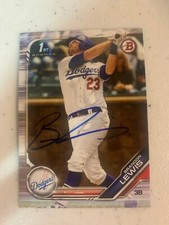 Brandon Lewis Signed Card 2019 Tops Bowman Got Signed In Person