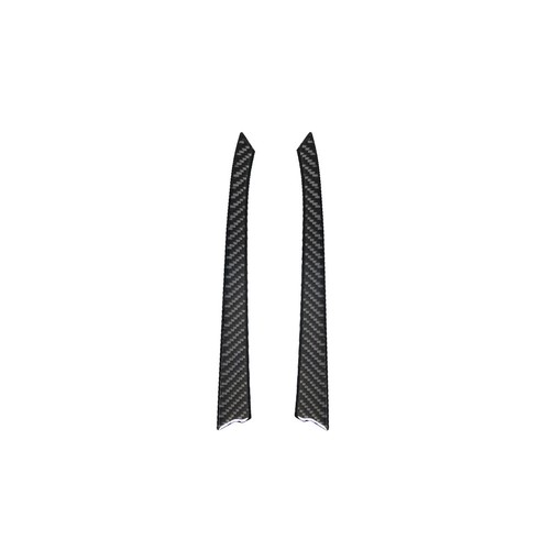 2Pcs For Cadillac CTS 2008-22 Carbon Fiber Console Gear Shift Panel Side Cover - Foto 4 di 10