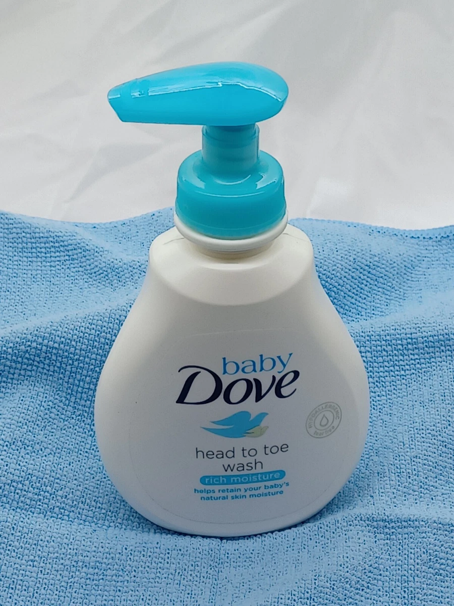 Baby dove head on sale to toe wash