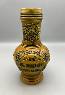 Nach Vater Art Trinkt Wein Aus Stein 1/2 LT Brown Original King 8'' W Germany