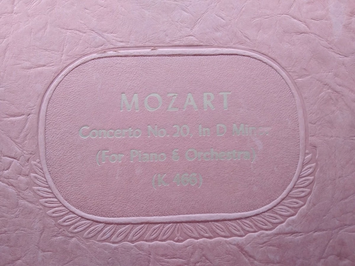 Mozart 78rpm Set 12-inch Victor Records Set #DM-794 Concerto