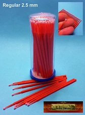 M01201 MOREZMORE 100 2.5 mm MicroBrush Micro Brush Applicator Mini Swab