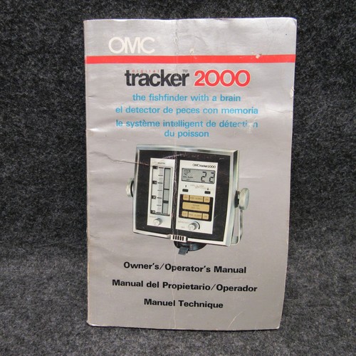 OMC Digital Fish Tracker 2000 Owners Manual Operators Book Users Guide 63428