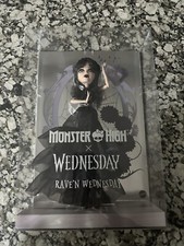 Monster High Wednesday Doll Rave'N Wednesday HXJ03 Black Gothic Gown Dance Scene