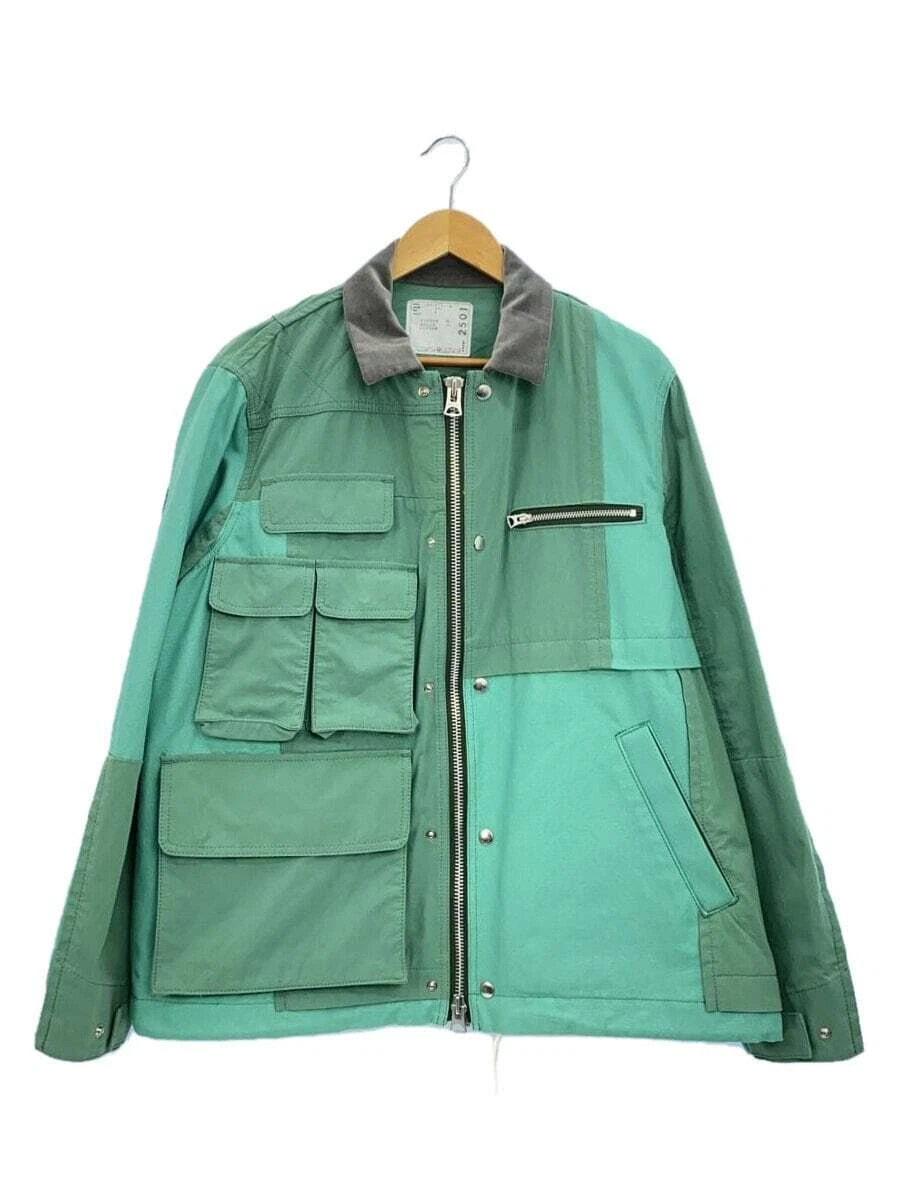 giacca sacai verde 2 usata