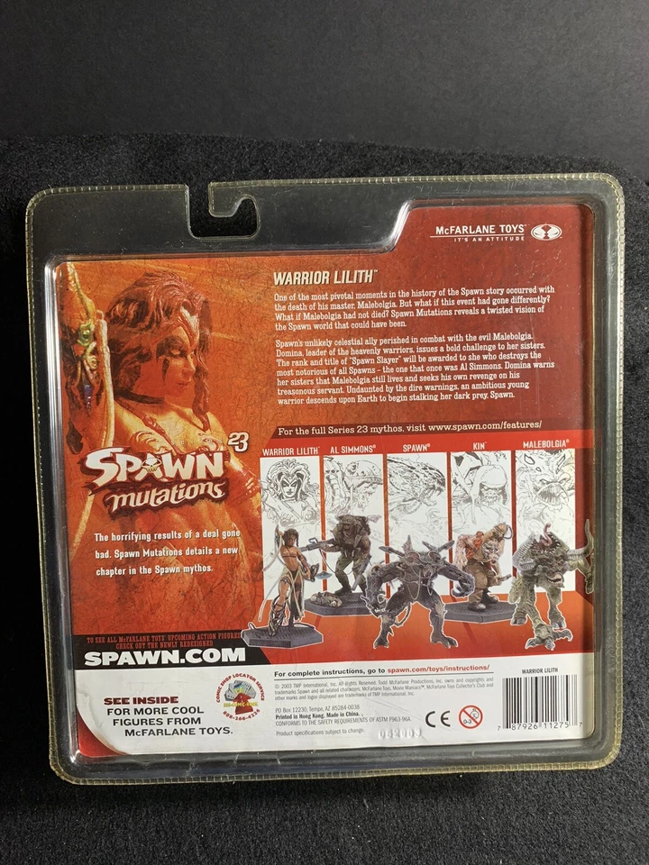 Spawn Mutations: Warrior Lilith - Variante de sujetador negro. McFarlane Toys Serie 23  Foto 3 de 3