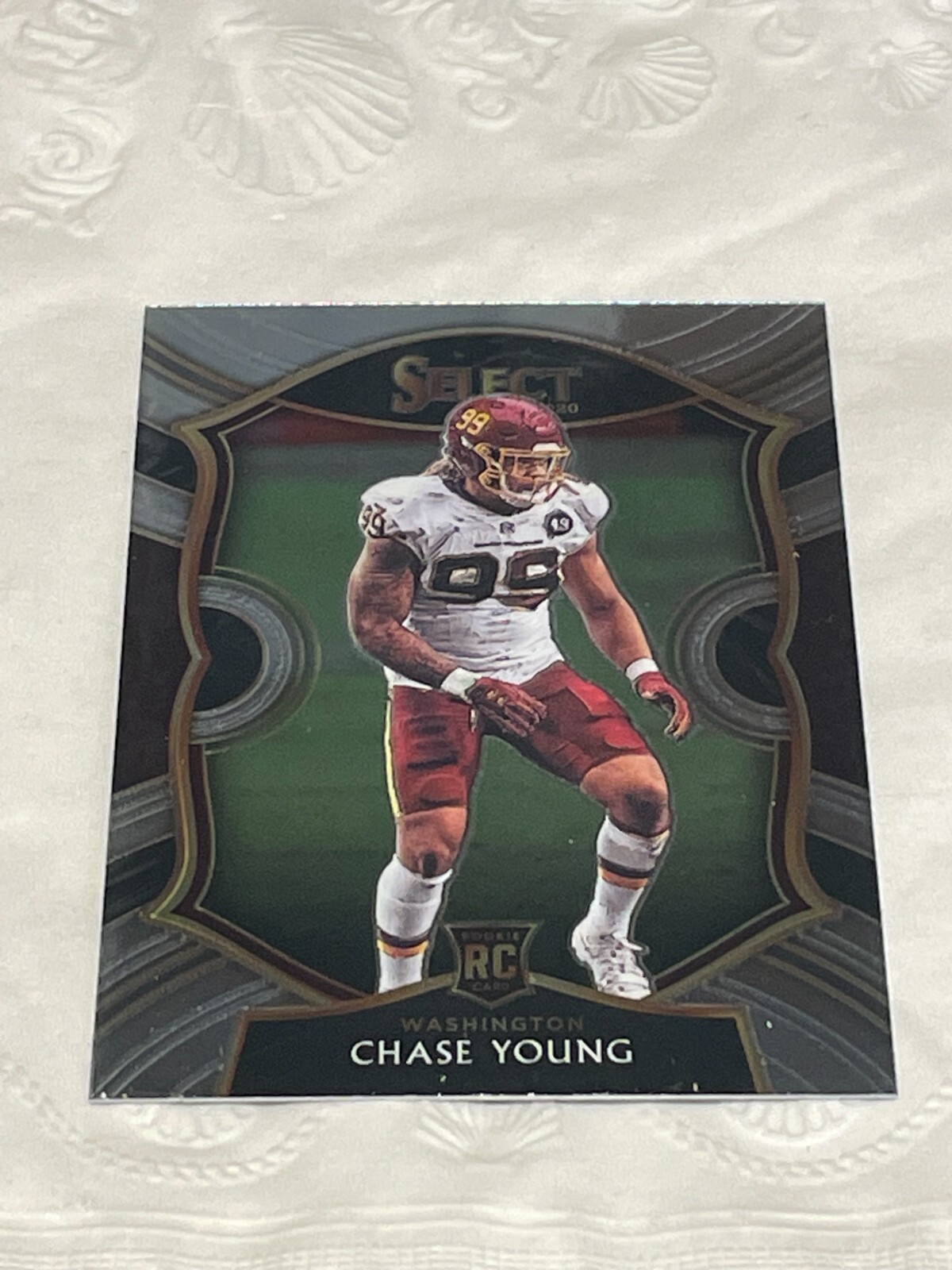2020 Panini Select CHASE YOUNG RC CONCOURSE Washington Commanders