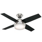 Ceiling Fan With Light Dante Nickel 112 CM Remote Control
