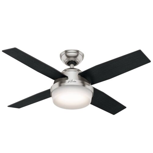 Ceiling Fan With Light Dante Nickel 112 CM Remote Control - Picture 1 of 5