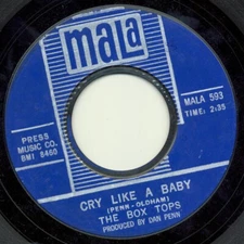 Box Tops - Cry Like A Baby - Mala - MALA 593 - 7", Single, Styrene 1164355090