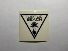 TURTLE BEACH LOGO GAMING HEADSET BRAND 2.25 x 2.25” VINYL SMALL STICKER