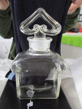 Flacon parfum géant signé vide hauteur 31 cm Paris France