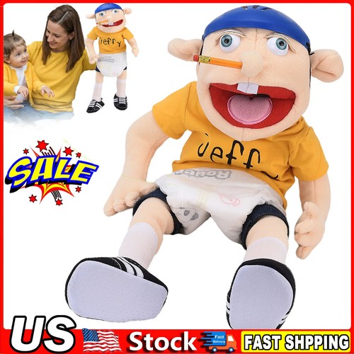 Jeffy Puppet Jeffy Hand Puppet Plush Toy 60CM Stuffed Doll Kids Birthday Gift