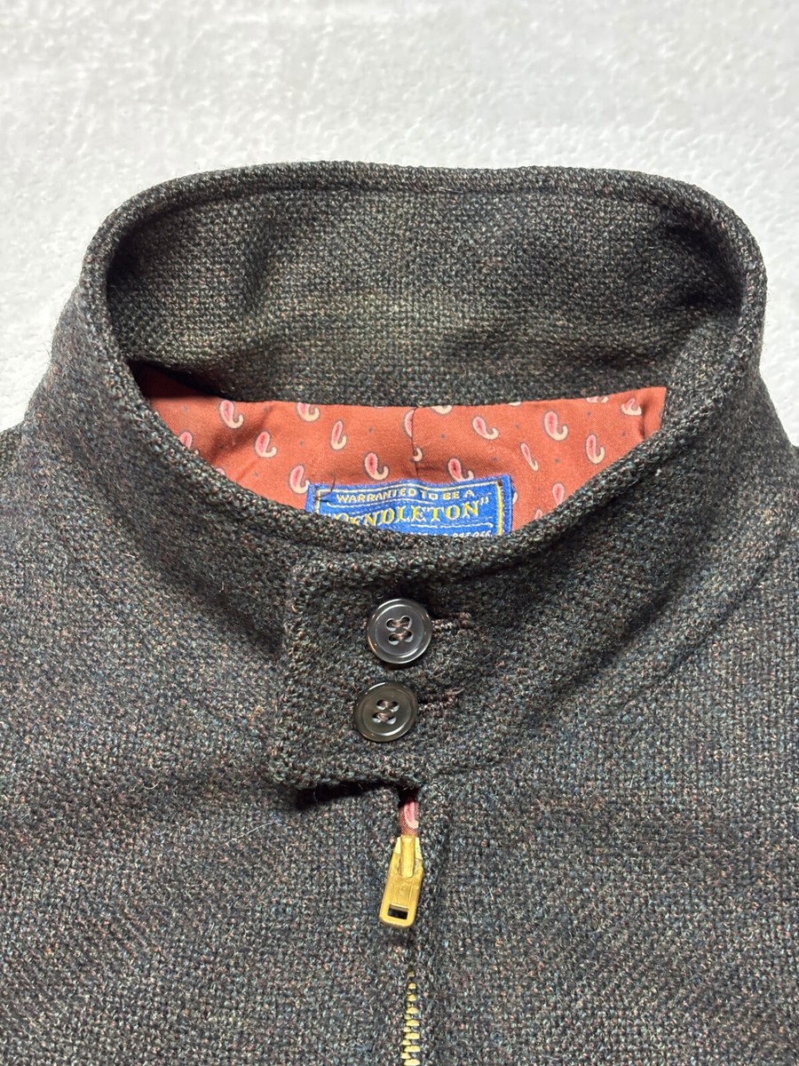 Vintage 1940s 50s Pendleton 100% Wool Harrington Bomber