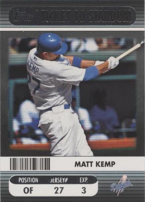 2009 Topps Ticket To Stardom - Matt Kemp #TTS-5 - 1 of 1
