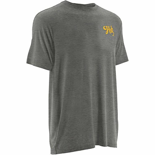 NEW HUK Performance Fishing KC Redfish T-Shirt, MEN'S SIZE SMALL, Gray Heather - Picture 2 of 2