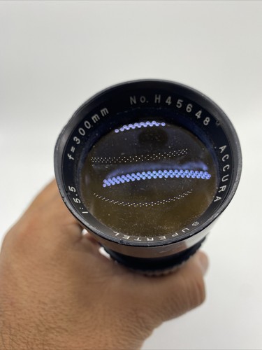 Nikon Accura Supertel f=300MM 1:5.5 Camera Lens No. H45648 T Mount Made In Japan - Picture 9 of 12