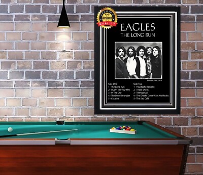 Eagles - The Long Run - Track List - Metal Sign 11 x 14 | eBay