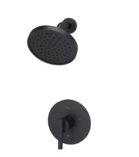 Pfister Contempra 1-Handle Shower Faucet Trim Kit in Matte Black without Valve