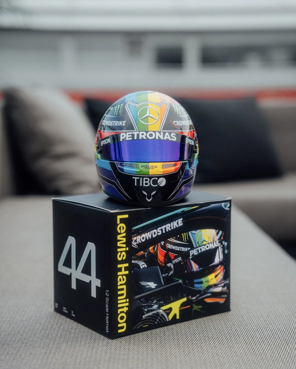 Lewis Hamilton 1:2 Mini Helmet Abu Dhabi 2021. Limited Qty Release