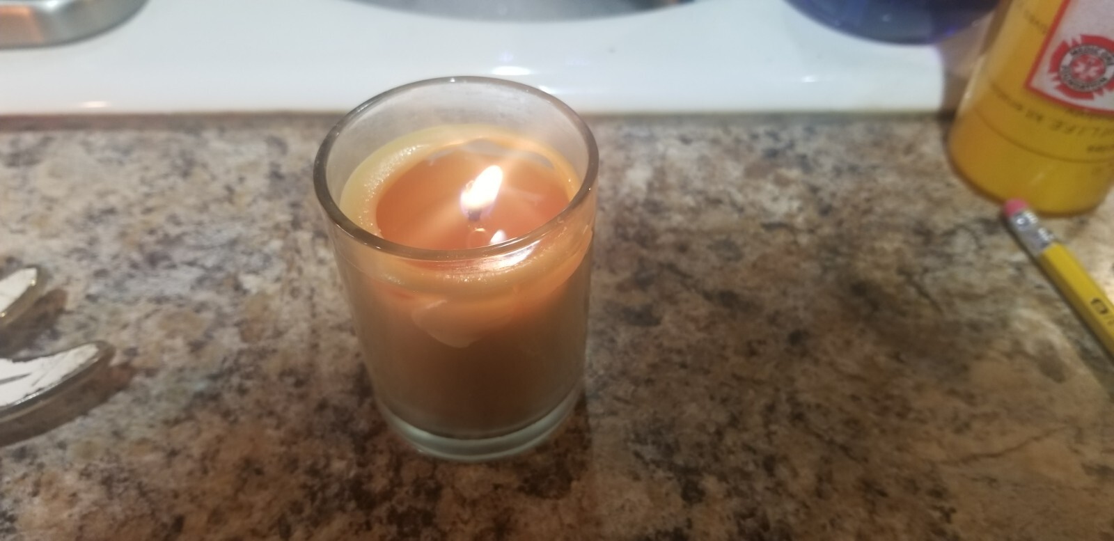 100% Pure Beeswax Honey Scented Votive Candles with Cotton Wix, 50 pack