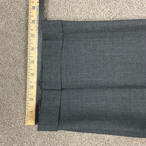 Louis Raphael Pleated Wool Dress Pants Trousers 34x32 Grey - Picture 7 of 8