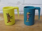 2 mugs vintage Walt Kelly's Howland Owl Beauregard Hound mug / pogo possum comic
