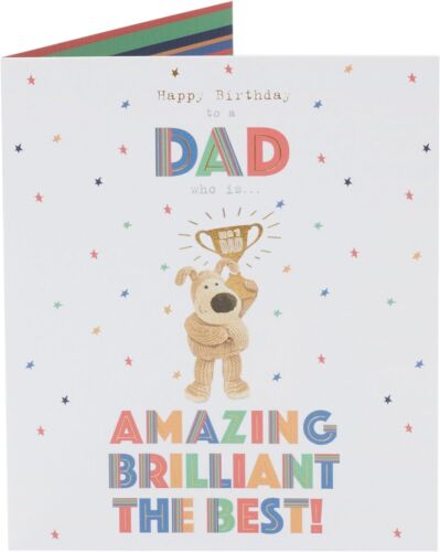 Boofle Cute Design Dad Birthday Card - Afbeelding 1 van 3