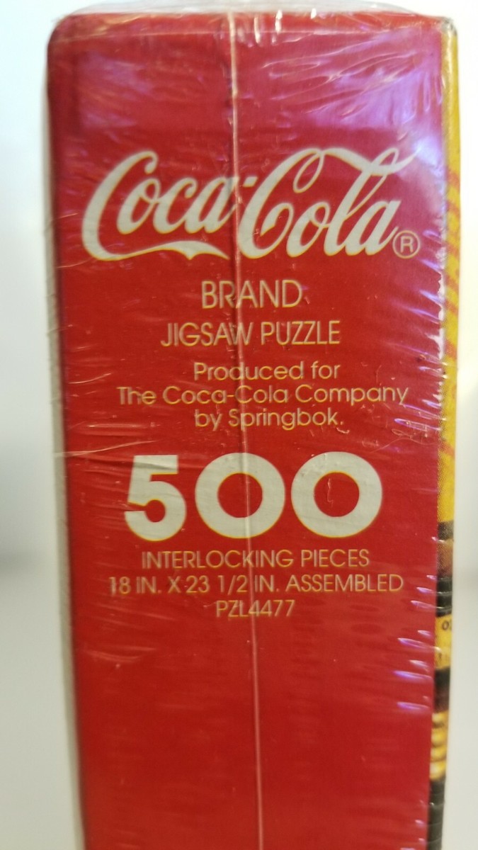 Vintage 1986 Coca-Cola Jigsaw Puzzle 500 Piece Coke is It