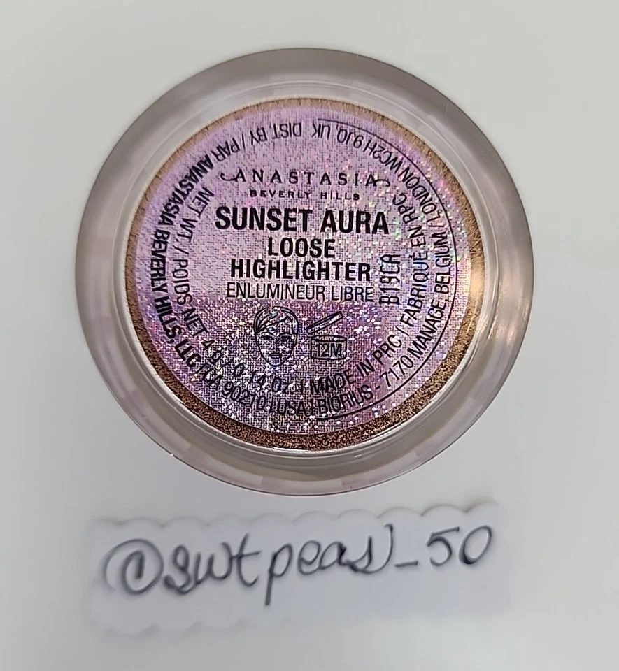 ANASTASIA BEVERLY HILLS ABH Loose Highlighter In SUNSET AURA SEALED 0.14oz - Image 3 of 4