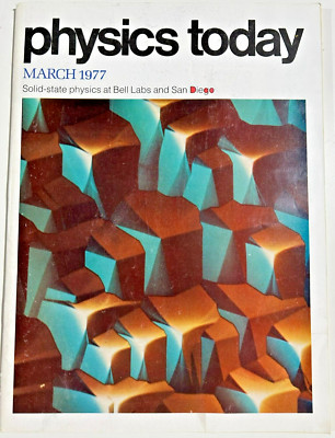 Physics Today Magazine March 1977 Bell Labs Research Science Electron Microscopy