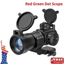 Pinty Red Green Dot Sight Scope Tactical Reflex W/20mm Weaver Rail 4 MOA Hunting