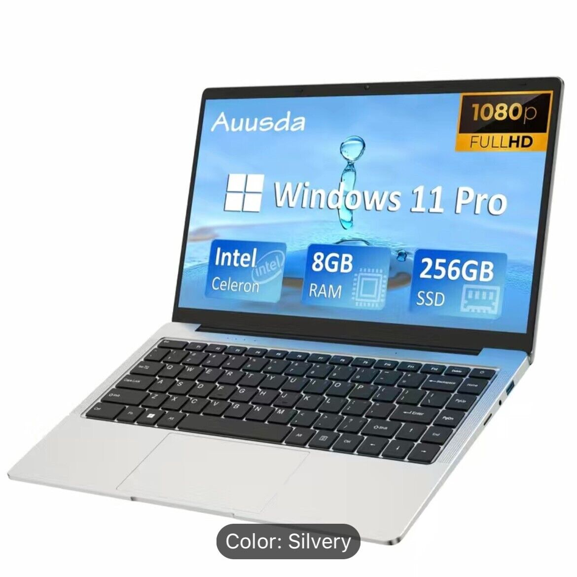 Auusda Laptop with 8GB LPDDR4 256GB SSD Intel Celeron J4105 Auusda Laptop with 8GB LPDDR4 256GB SSD Intel Celeron J4105
