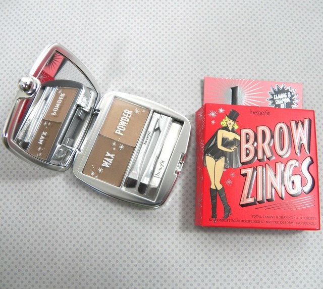 Benefit Brow Zings Eyebrow Kit Shade 1 Light/Platinum Shaping Wax