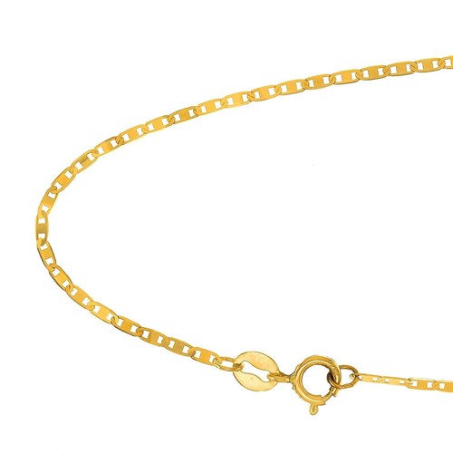 14 Karat massives Gelbgold 1,2 mm Mariner Kette Halskette Verschluss - 16 18 20 - Bild 3 von 19