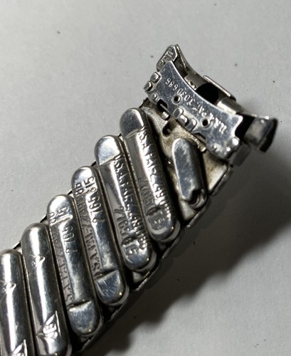 WÜNSCHENSWERTES 50er JB Champion Ganzstahl Armband verstellbar gehörnte Enden 16-18,4 mm! - Bild 11 von 13