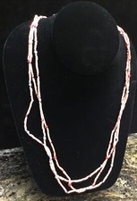 Lot of 3 Handmade African Zulu Grass Necklaces Leaky Collection w Beads Bohemian
