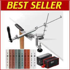 RUIXIN PRO RX-008 Knife Sharpener - Stainless Steel, Adjustable & Safe to Use