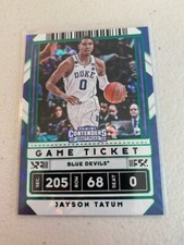 2020-21 Panini Contenders DP Conference Finals Ticket #8 Jayson Tatum