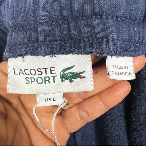 Lacoste Men's Short Pants Size Large Blue Everyday Casual Contemporary Lounge - Picture 7 of 13