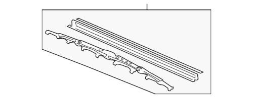 Hoja de limpiaparabrisas para Honda (410MM) (N/P 76630-S5T-A01)