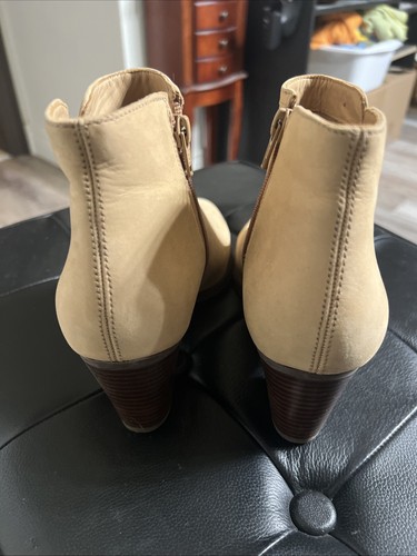 Driver Club USA St James Leather Suede Boot Women Sz 8 Sand Color - Picture 2 of 8
