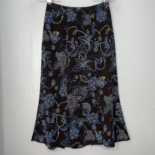 West End Size Small Midi Flare Stretch Skirt Dark Fairy Gothic Y2K Whimsigoth