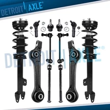 Front Struts Lower Control Arms Tie Rods Suspension Kit for Challenger Charger