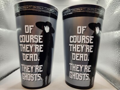Beetlejuice set Of 2,  22oz plastic collectible beverage cups NEW    