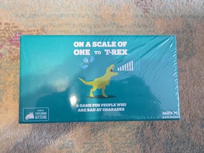 Exploding Kittens On a Scale of One to T-Rex Card Game New Sealed