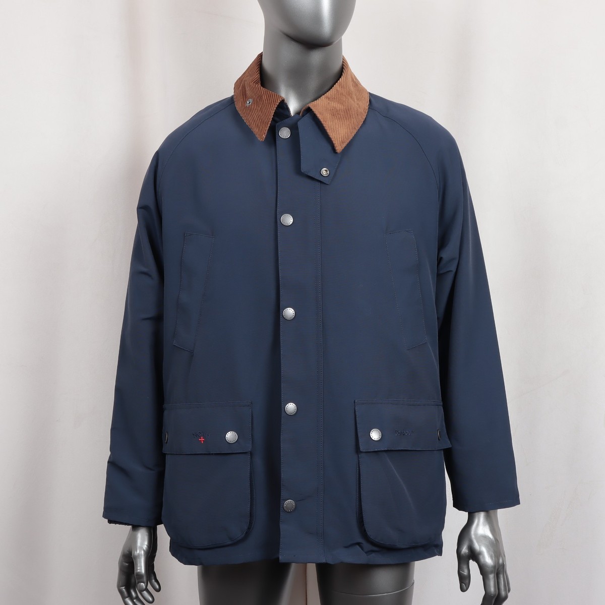 Barbour x NOAH 60/40 Bedale Casual Jacket Navy | eBay