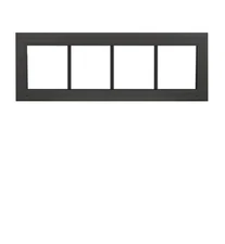 Double Pane Transom Window 48" x 10" Florida Approved Argon Gas Low-E DP50