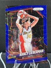 2025 Panini Prizm WNBA Nancy Lieberman-Cline #34 Blue Velocity Prizm Mercury
